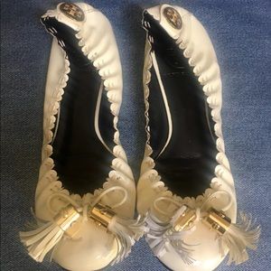 100% Authentic Tory Burch Tassel Ballet Flats